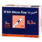 BD MICROFINE Insulin Spritzen 8mm Demi 100x 0.3ml